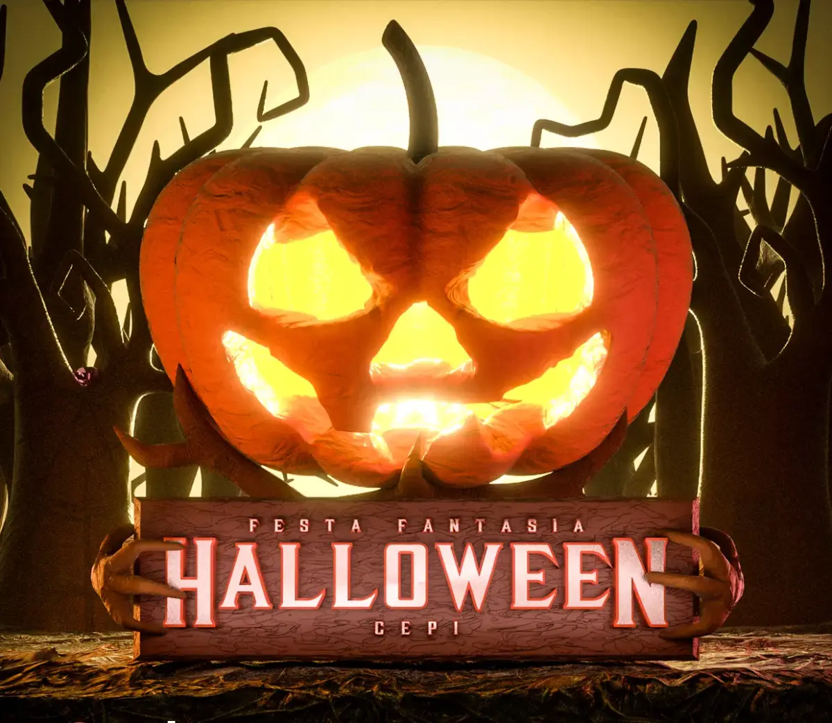 Halloween Pumpkin 3D model shop