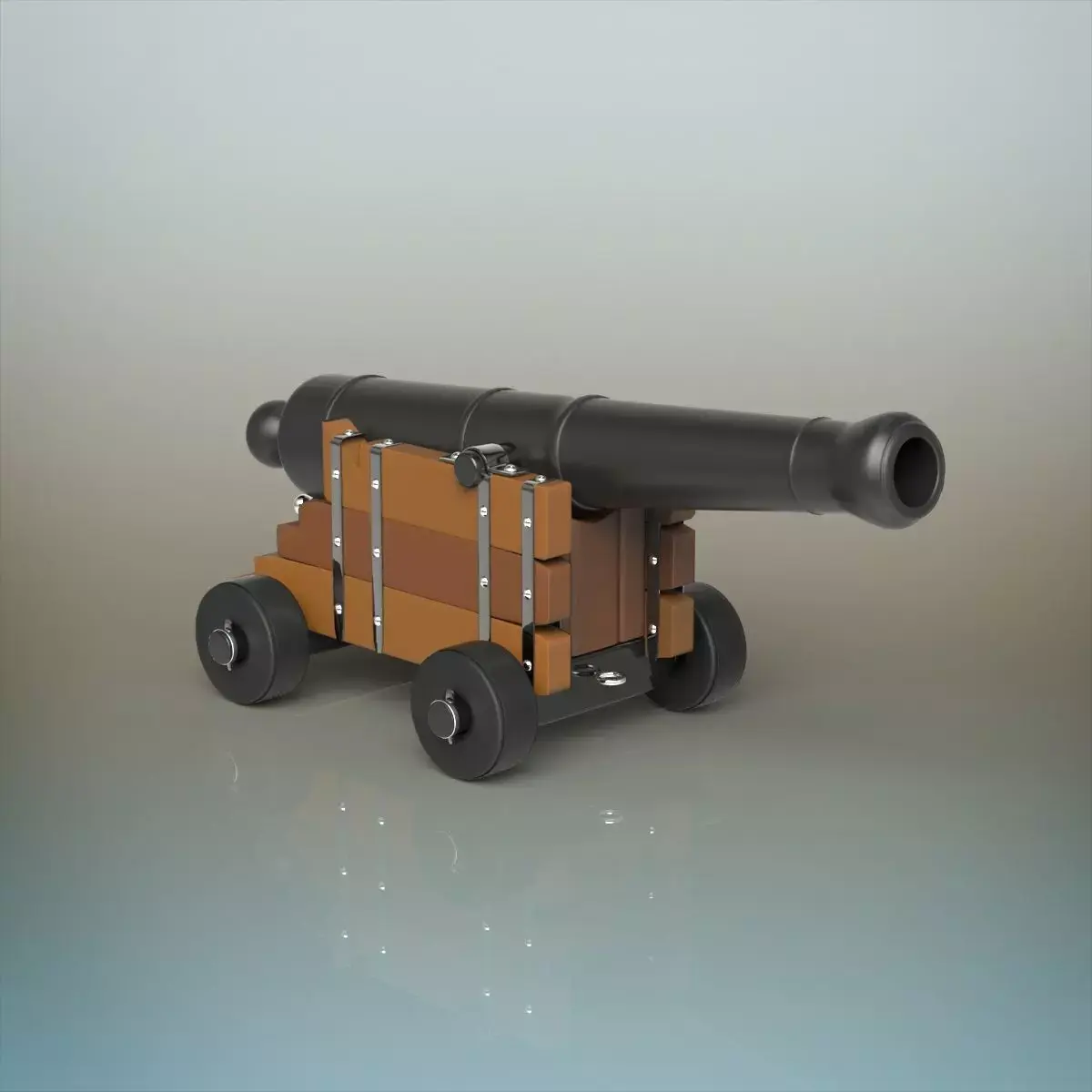 cannon toy 3D model