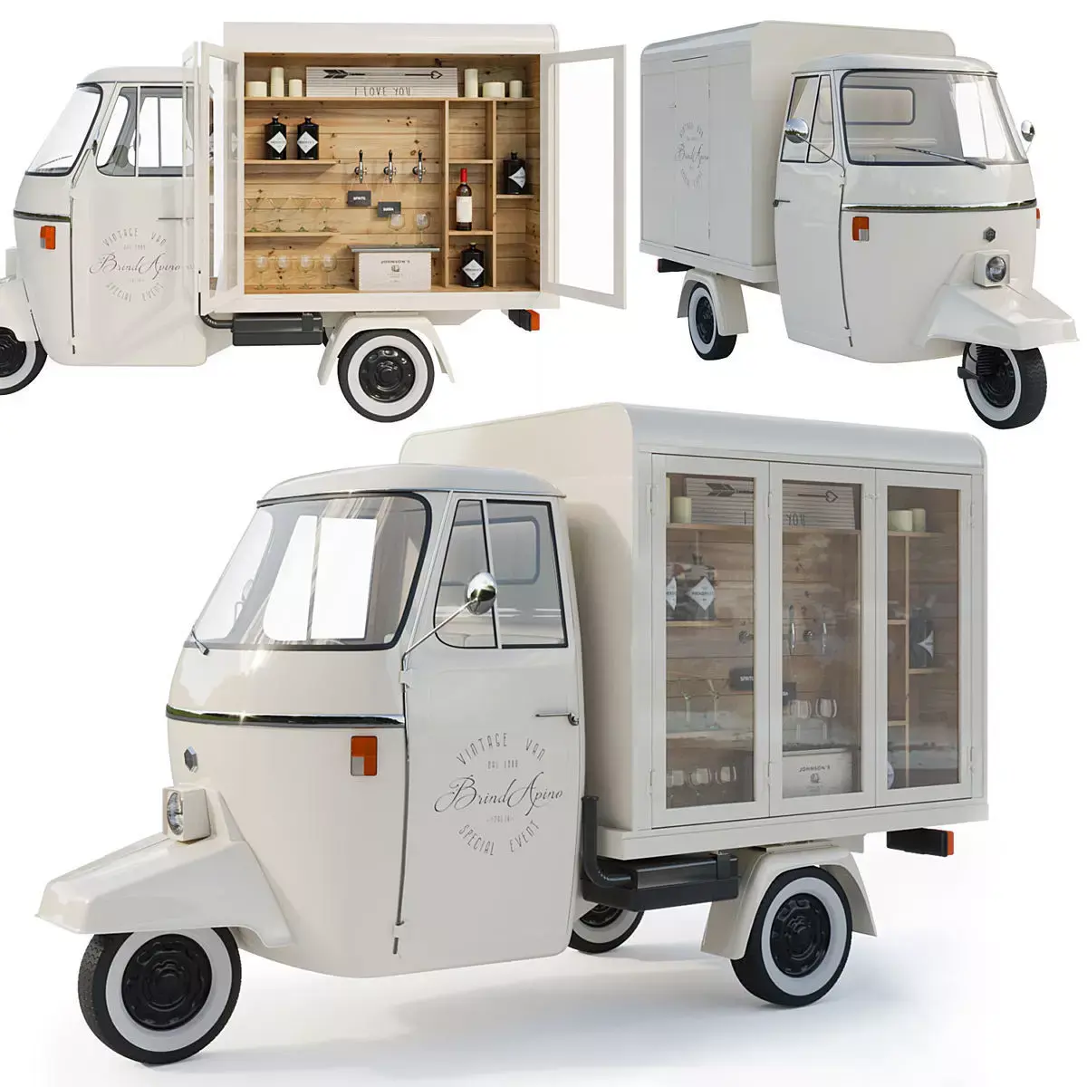 Piaggio P 501 3D model