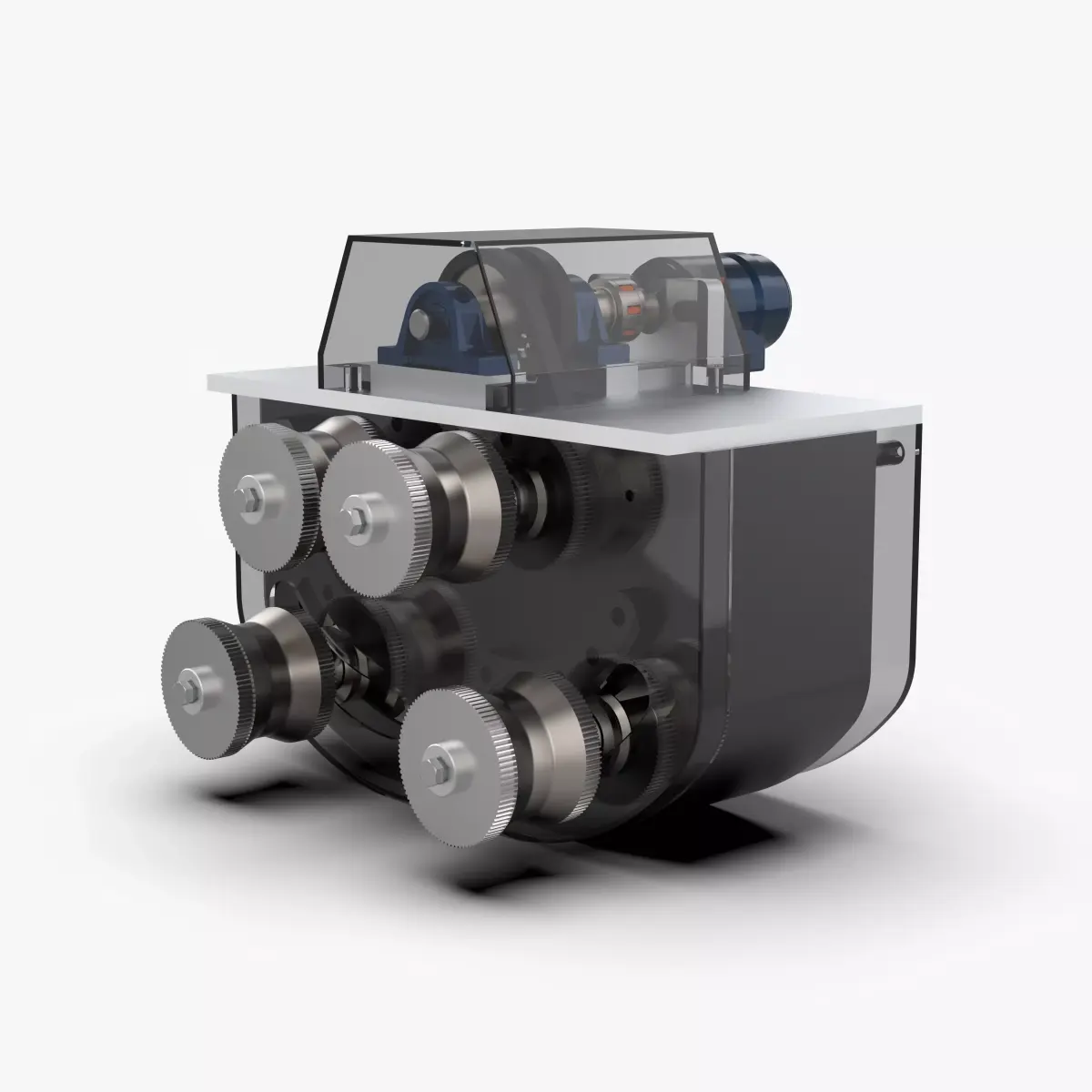 Hydraulic Winding Mechanism 3D model