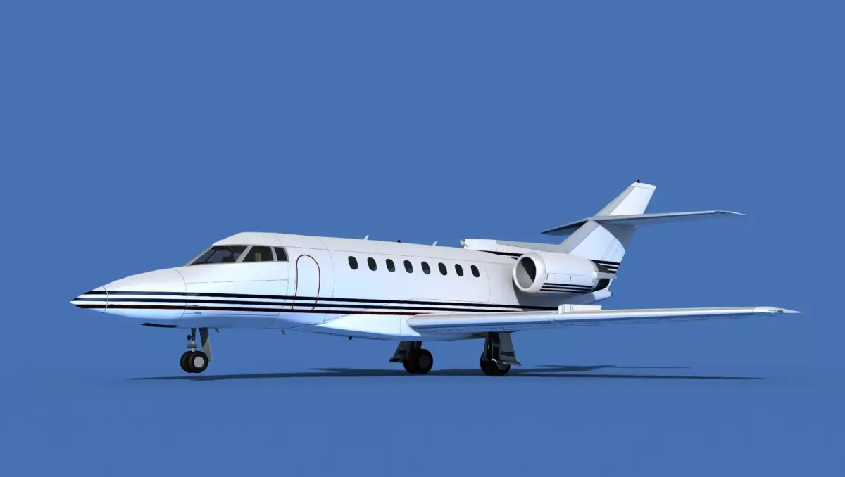 Hawker Siddley 1000 V01 3D model
