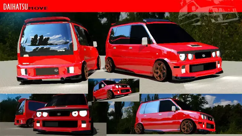 daihatsu move NRF  Free 3D model