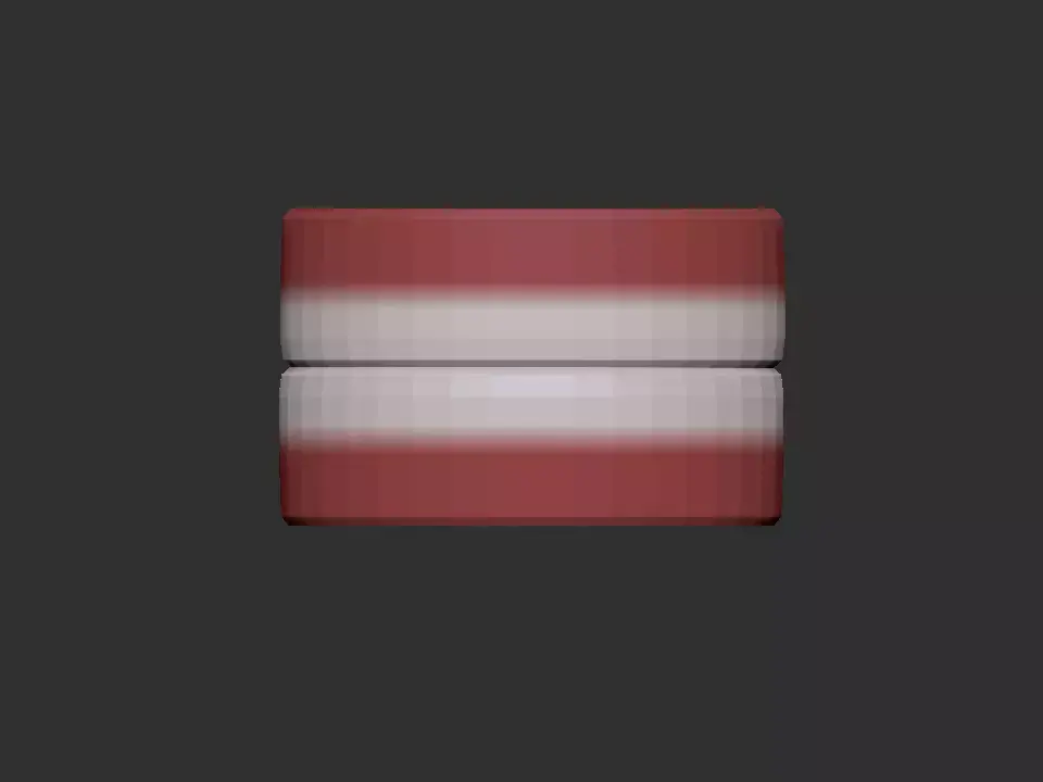 very simple stylized teeth Free low-poly 3D model