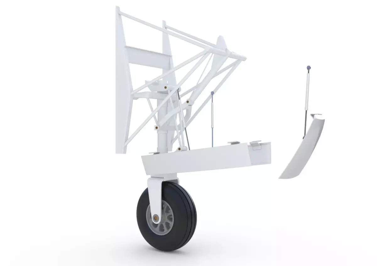 Landing Gear for Aircraft 2 Front Nose 3D model