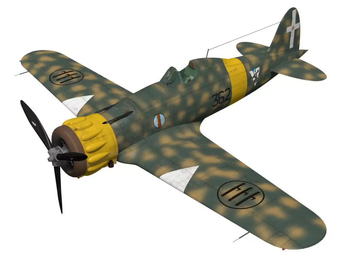 macchi mc200 saetta 3D model purchase