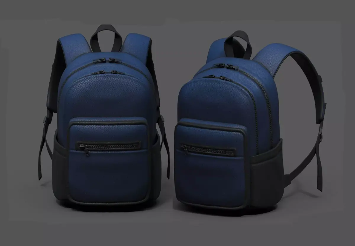Backpack Camping Generic military human bag storqge baggage  Low-poly 3D model buy
