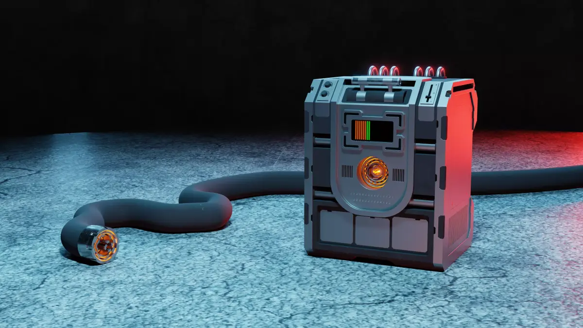 SciFi Battery 3 3D model