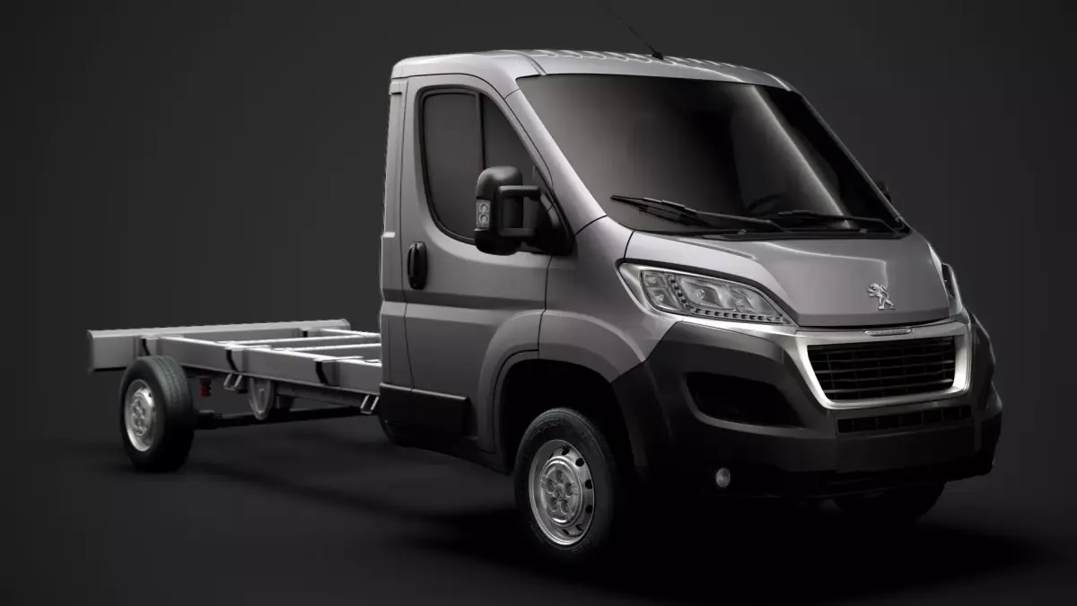 Peugeot Manager Chassis Truck Single Cab 4035WB 2020 3D model