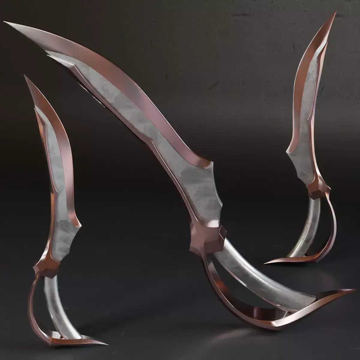 Mk Basemesh Dagger 045 Free 3D model