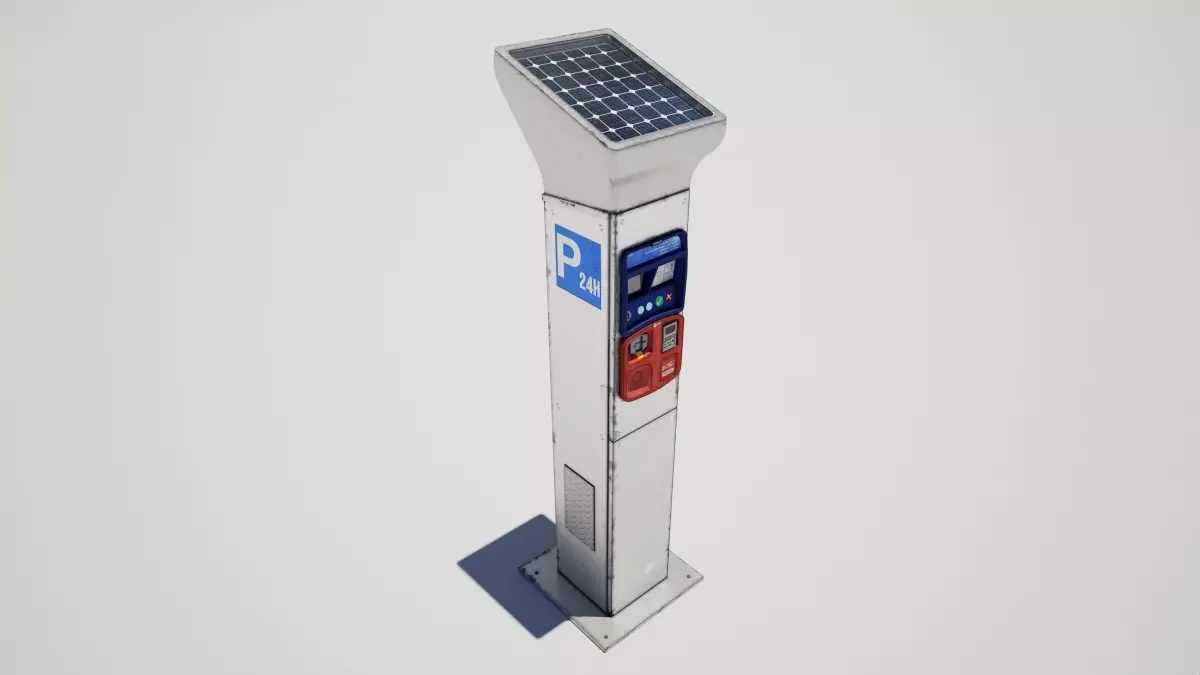 Parking Meter Machine 3D model