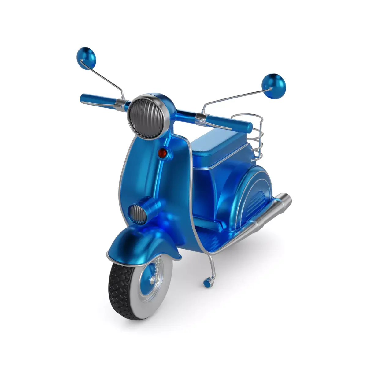 Electric Scooter 3D model 9
