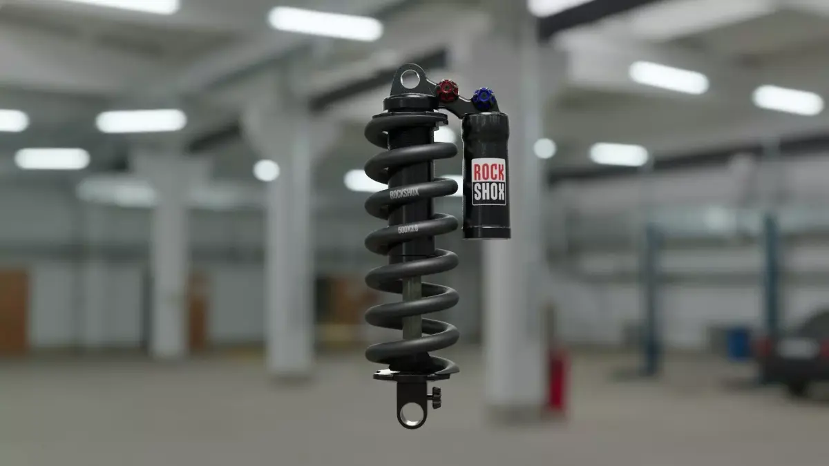 RockShox Vivid bike suspension 3D model