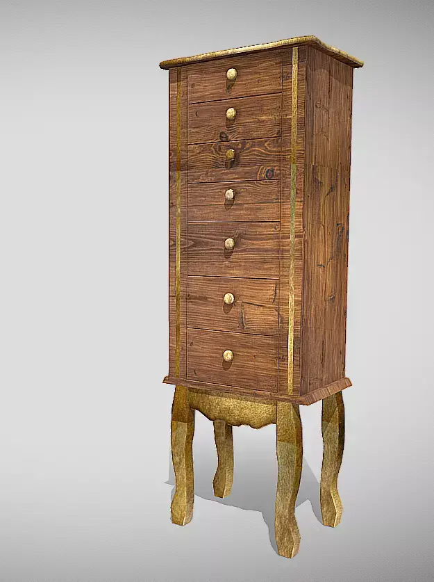 3D  Jewelry Armoire Free 3D print model