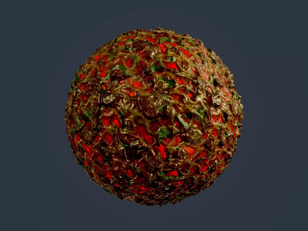 Sci-fi Alien Creature Environment Seamless PBR Texture 30 Texture