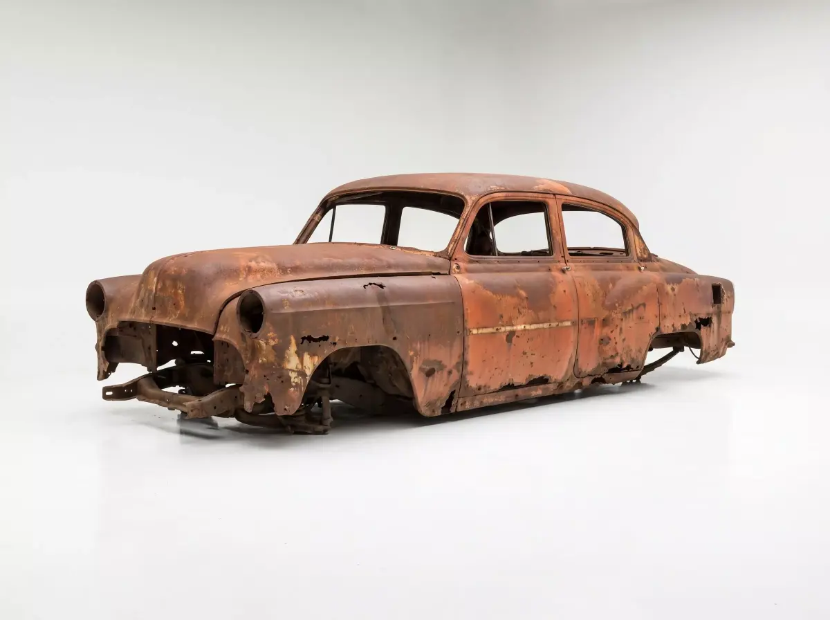 Post-Apocalyptic Abandoned Car 3D model