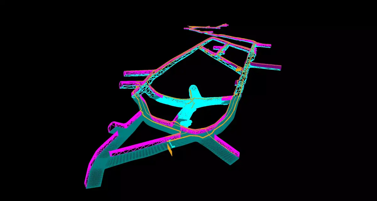 UE5 Underground Mine Tunnel Scene 3D model