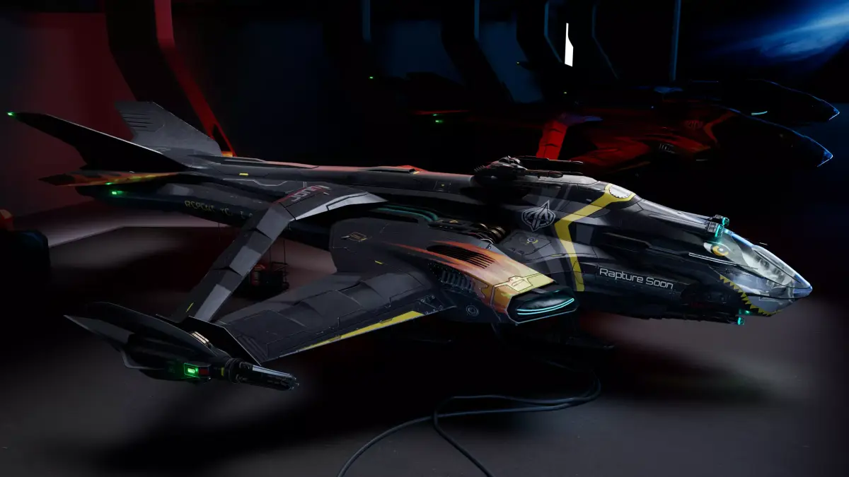 Realistic Space Superiority Fighter Low-poly 3D model