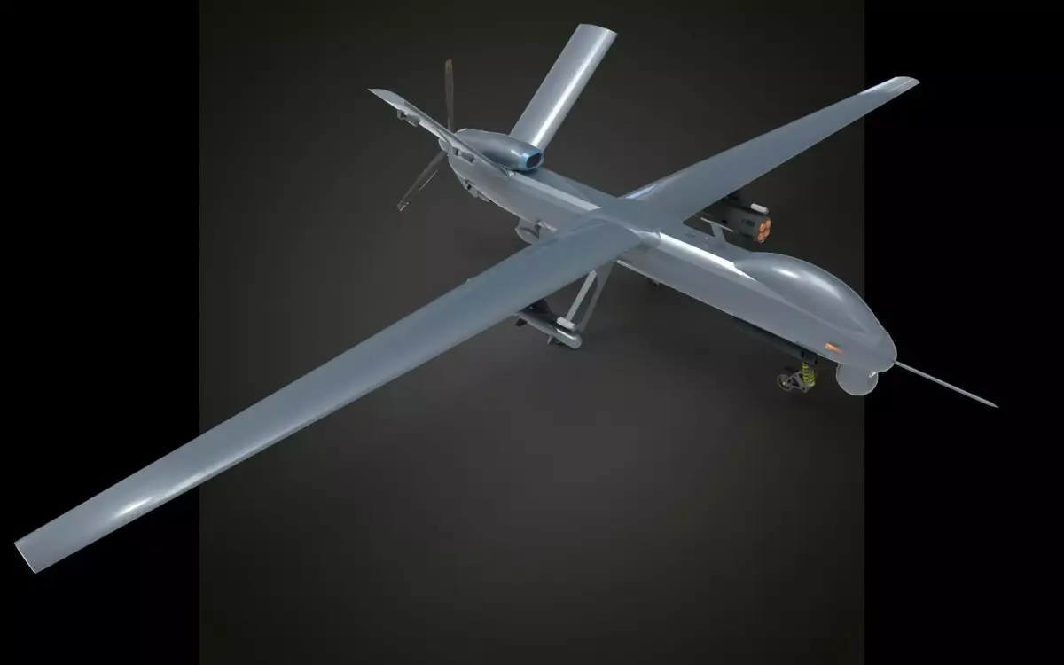 TAI anka UAV 3D model