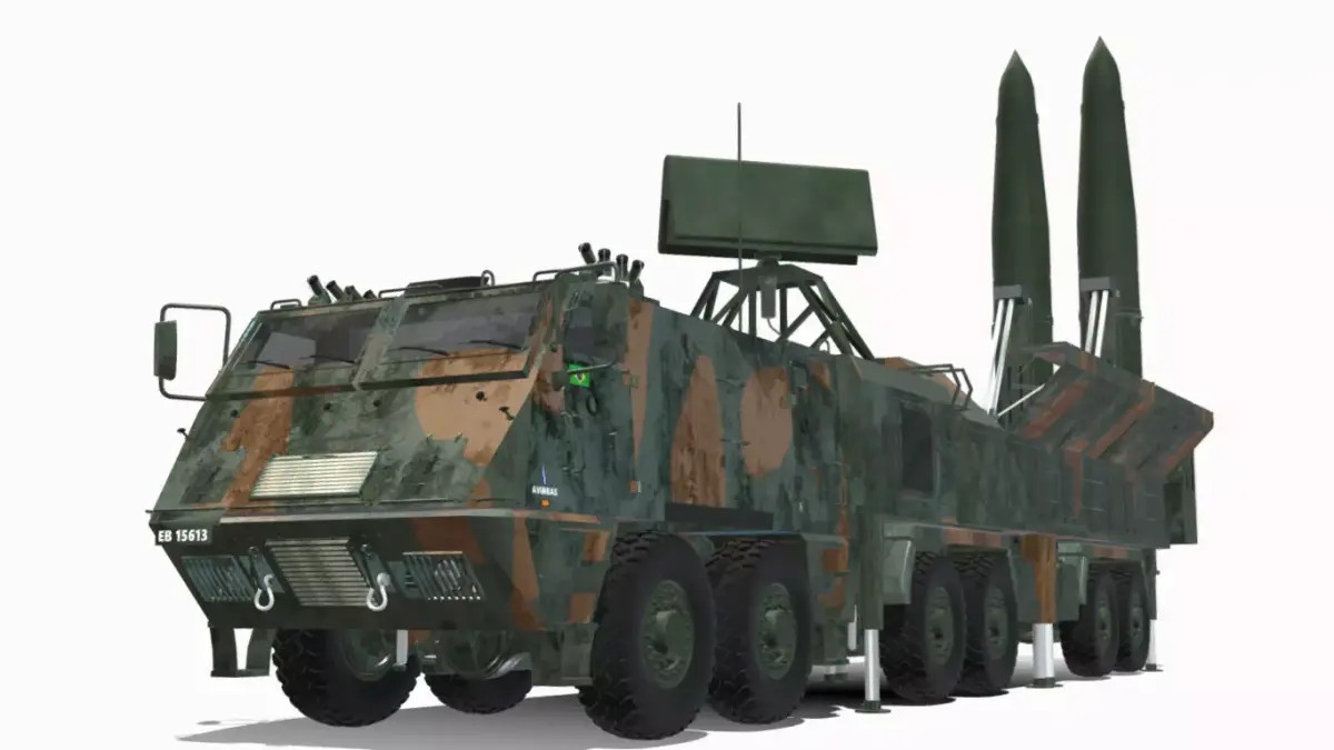 astros lll 12x12 avibras Low-poly 3D model
