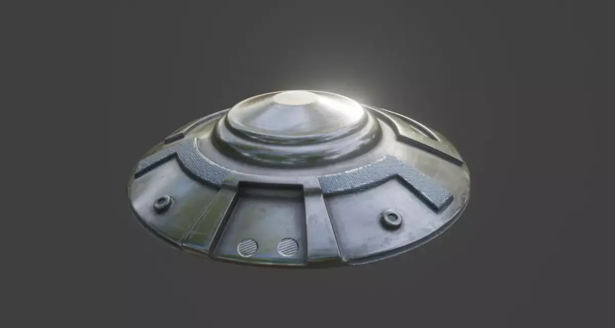 UFO Spaceship Low-poly 3D model