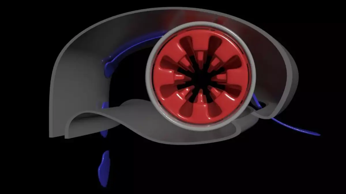 Modular Bladeless Thrust Chamber 02 - Concept 3D model