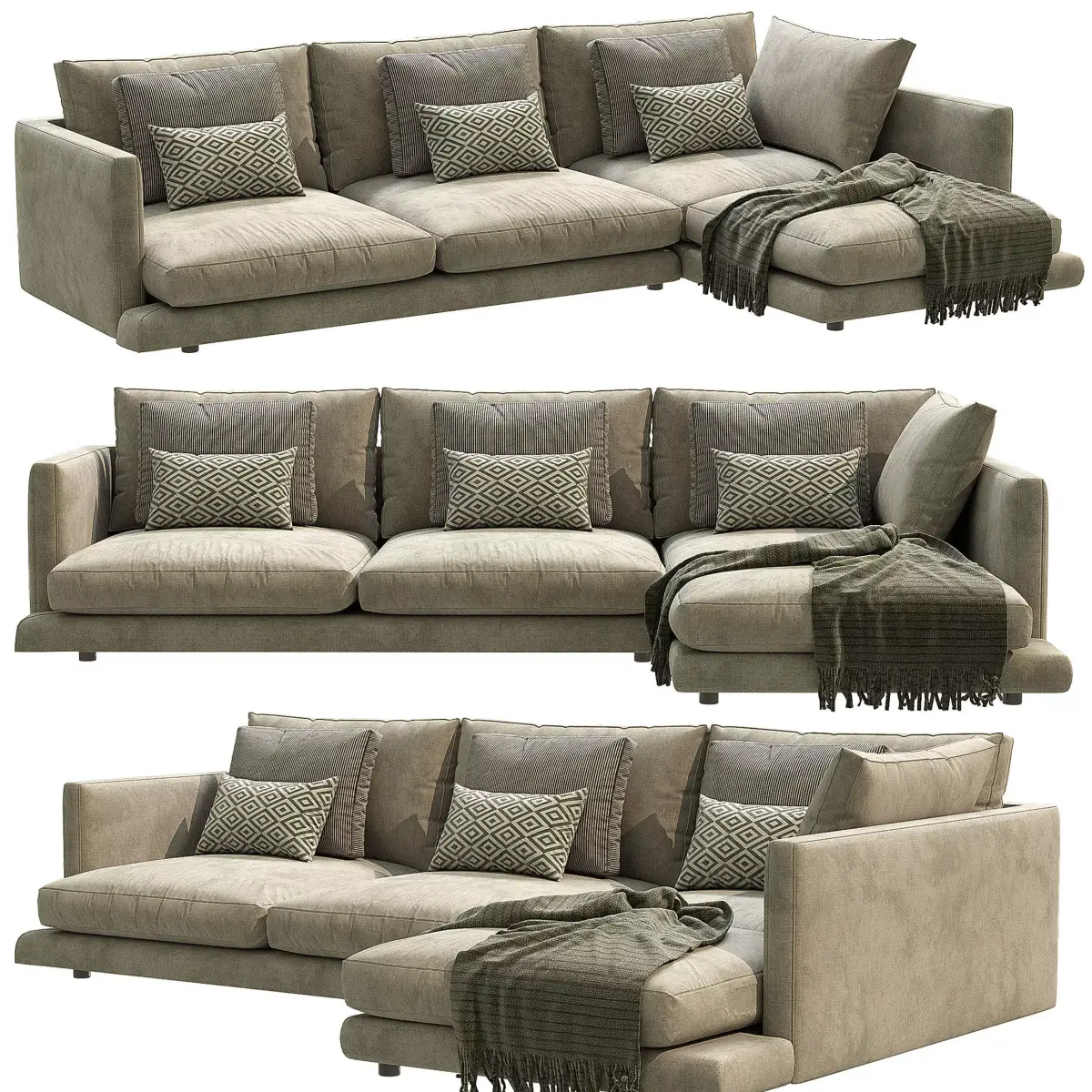Long Island Sofa 3D model