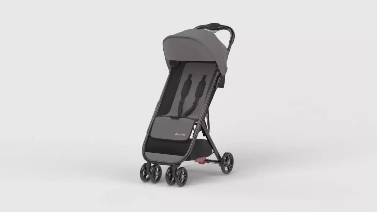 Baby stroller 3D model 3D model 19