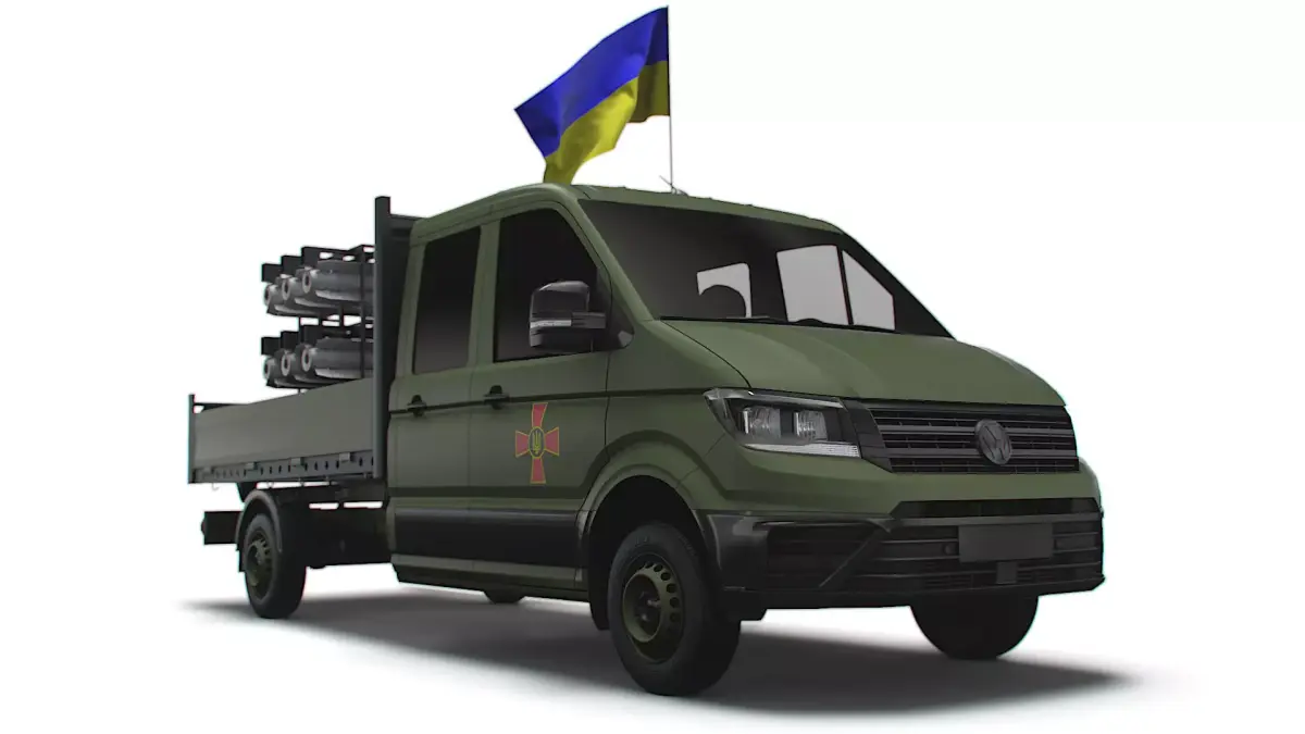 VW Crafter Brimstone SLS 2022 3D model
