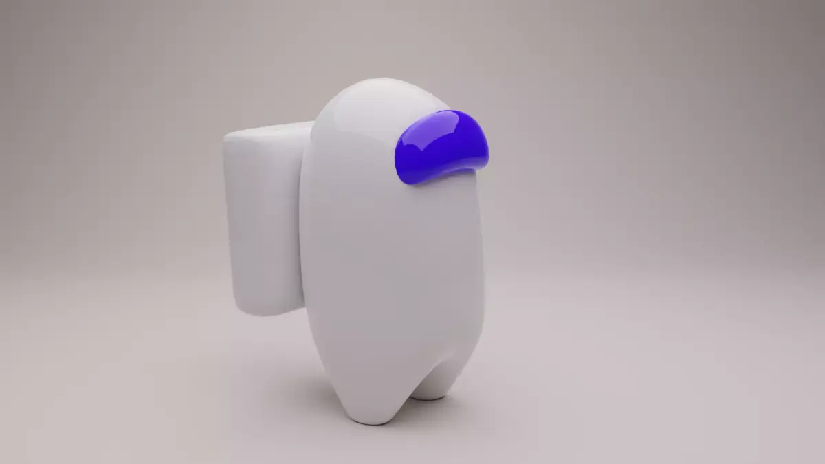 Among Us Character Low-poly 3D model get