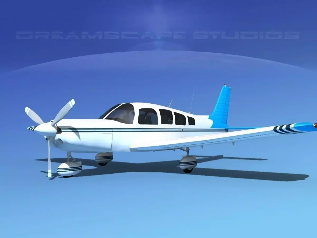Piper Cherokee Six 260 V11 3D model