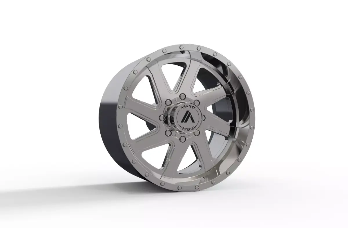 ASANTI WINDMILL WHEEL 3D MODEL 3D model