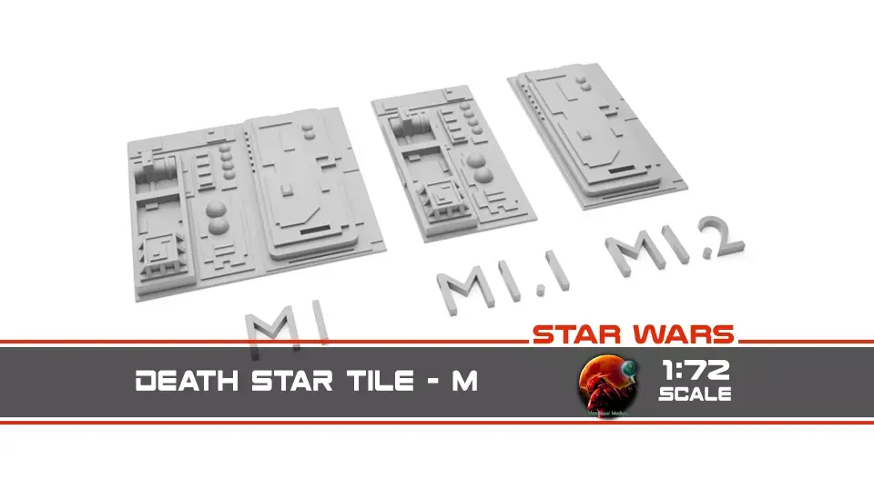 Death Star Tile   Type M 3D print model