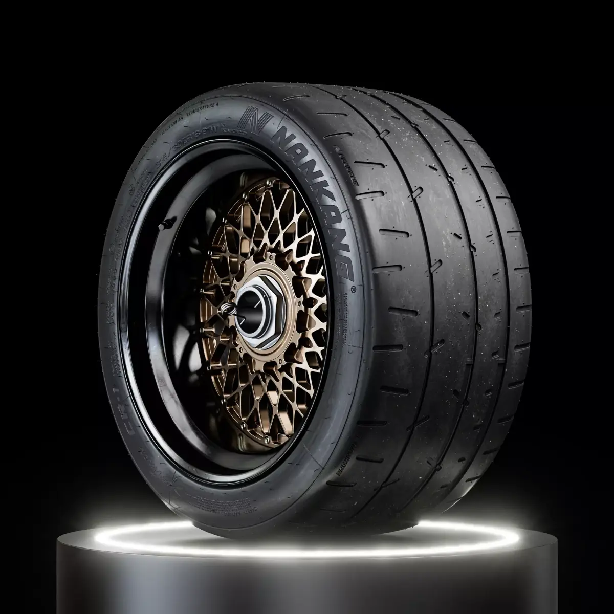 Nankang SemiSlick Sportnex CR1 315 30 R18 3D model