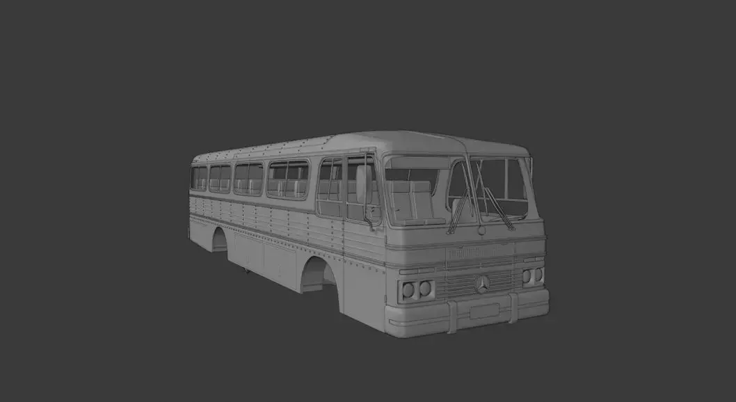 Onibus bus coach  3D model
