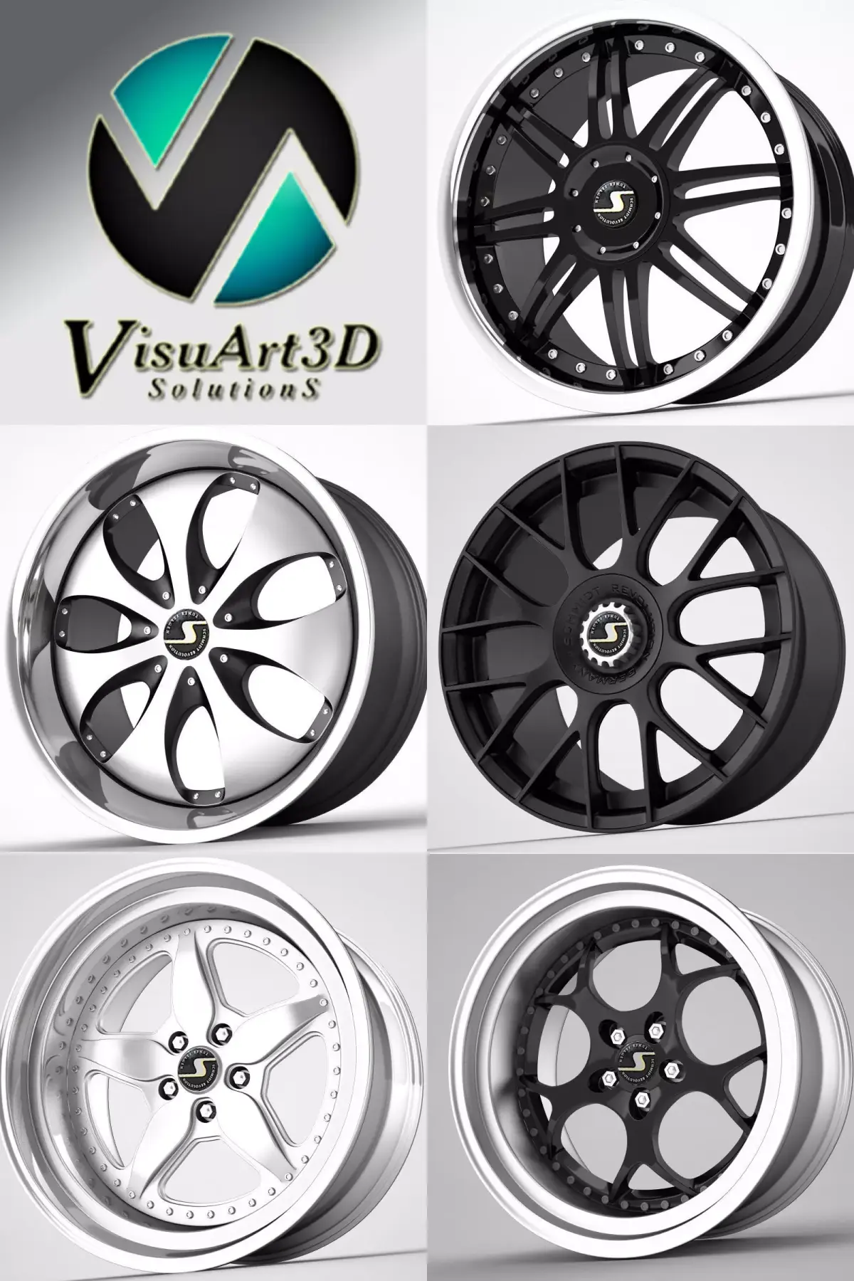  Schmidt wheel rims 2 3D model