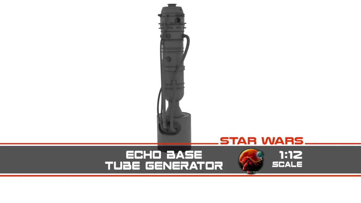 Echo Base Tube Generator 1-12 scale Blackseries 3D print model