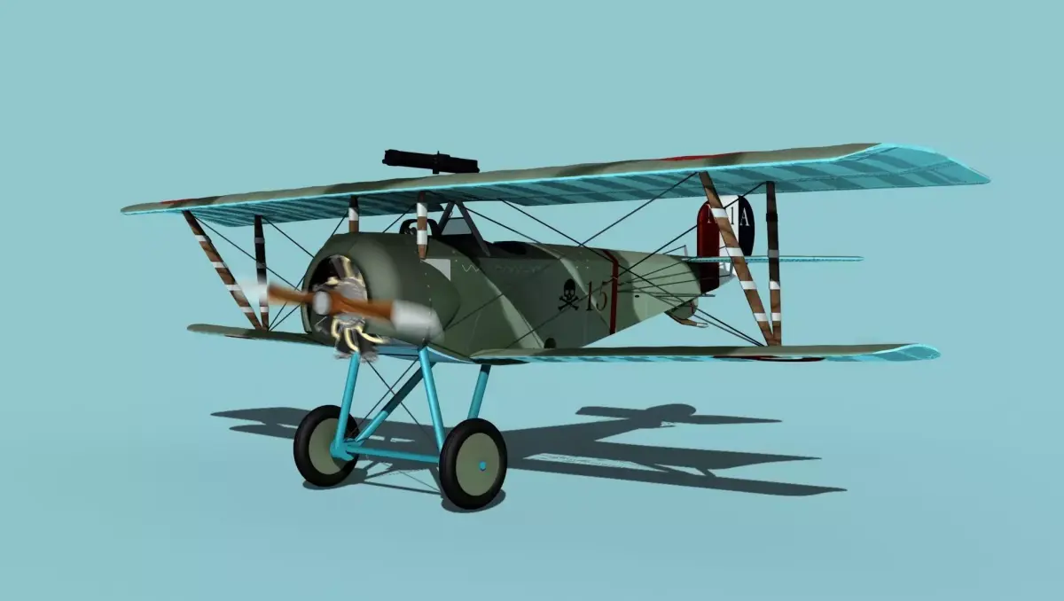 Nieuport 11 VHP V09 3D model