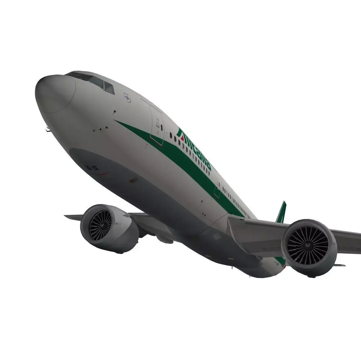 Boeing 777-200ER Alitalia 3D model