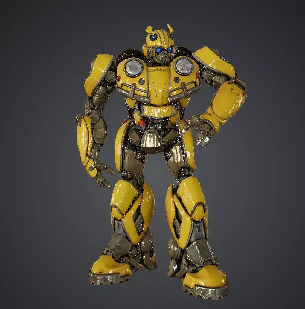 Stylized Transformers Bumblebee Model 3D print model 3D print model