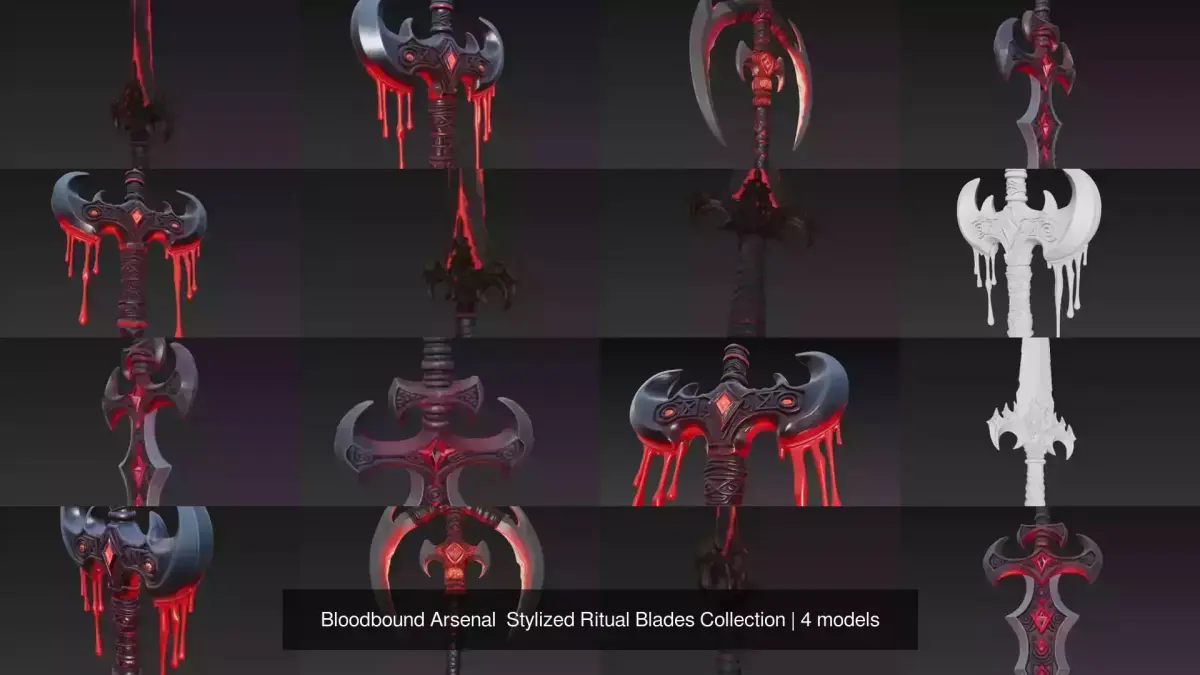 Bloodbound Arsenal Stylized Ritual Blades Collection 