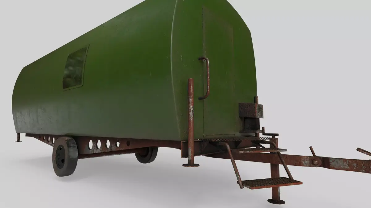 Norrlandsvagnen - Lumber Low-poly 3D model