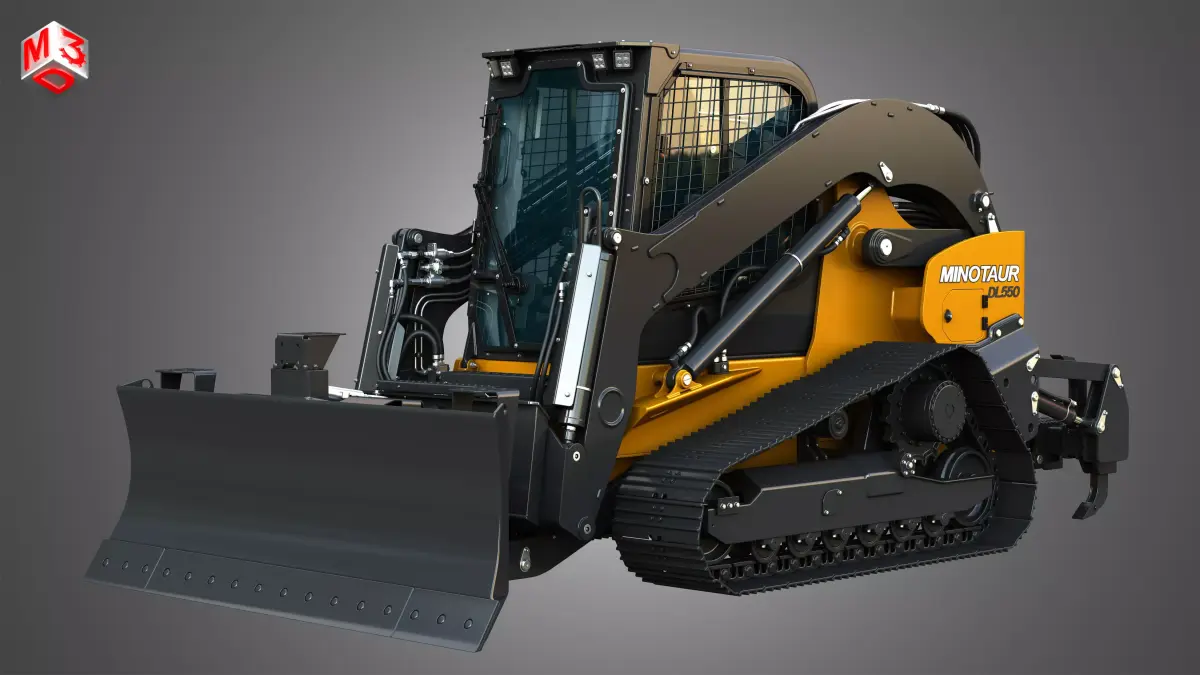 DL550 Minotaur Compact Dozer Loader 3D model