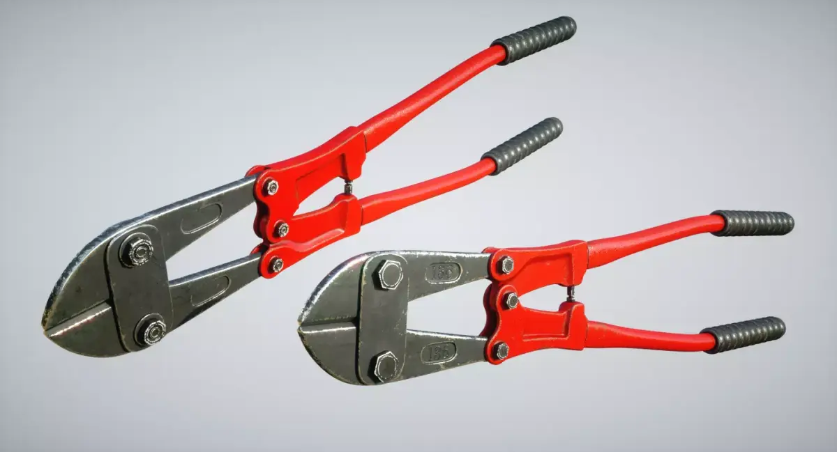 Bolt Cutter Low-poly 3D model get