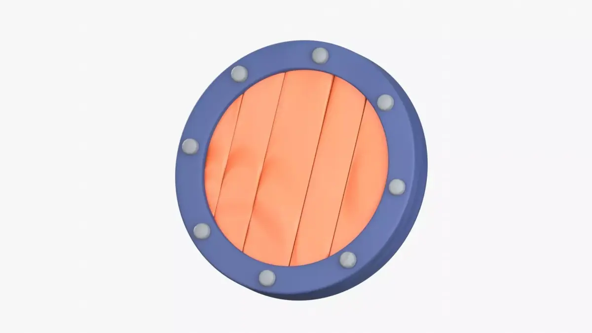 Shield 3D Illustration 3D model buy