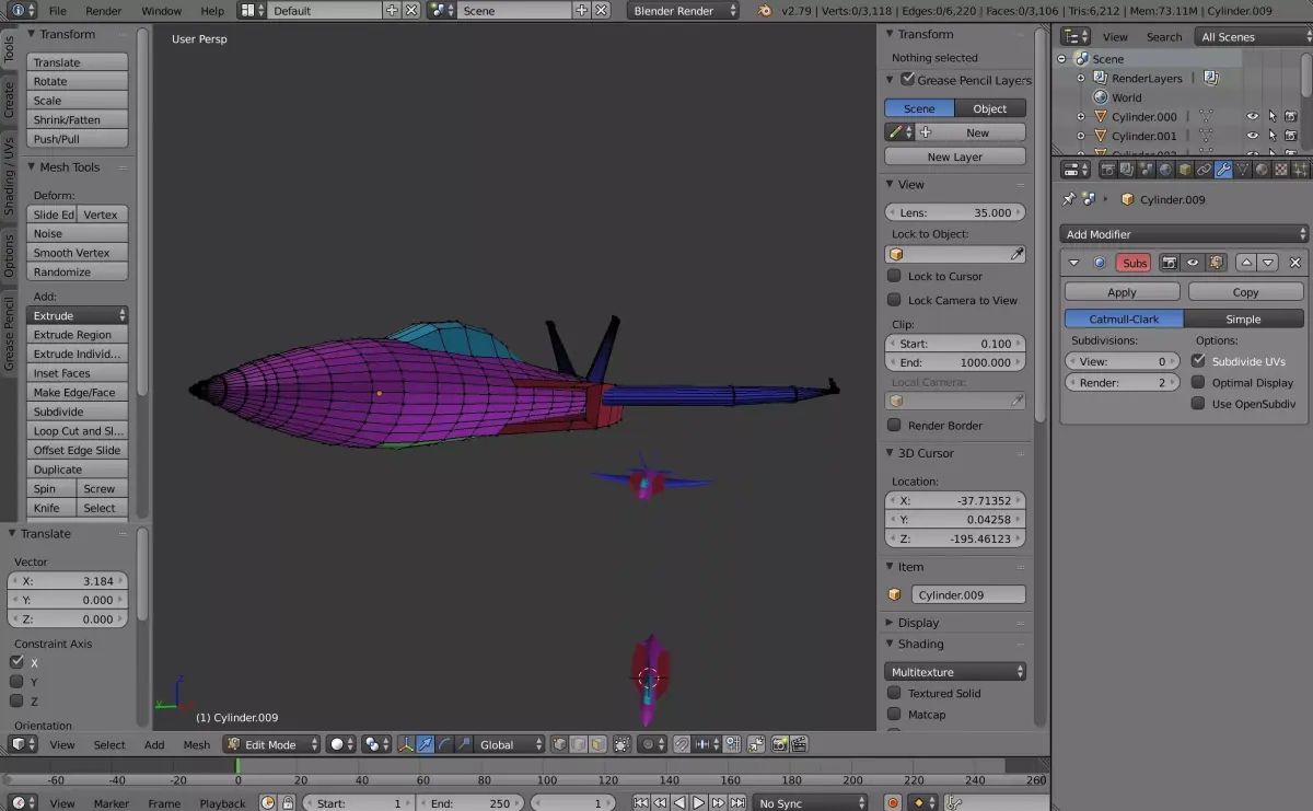 F 88 RC Jet Airplane Prototype 3D model