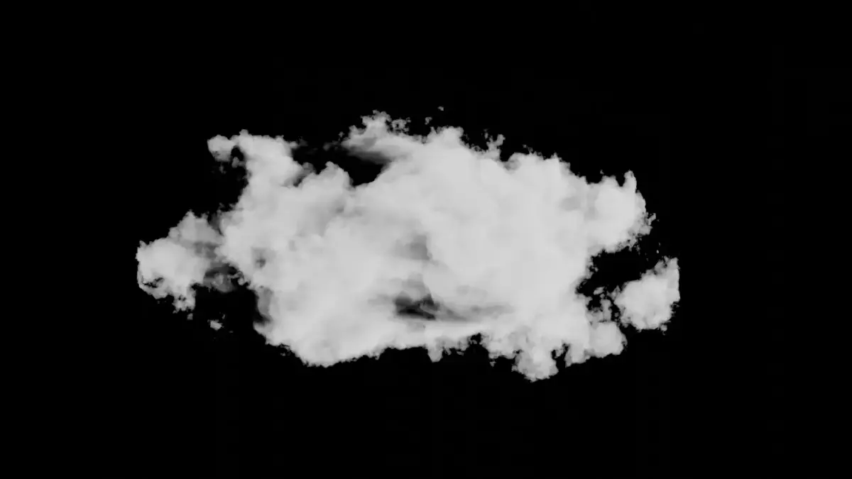 realistic volumetric clouds 3D model