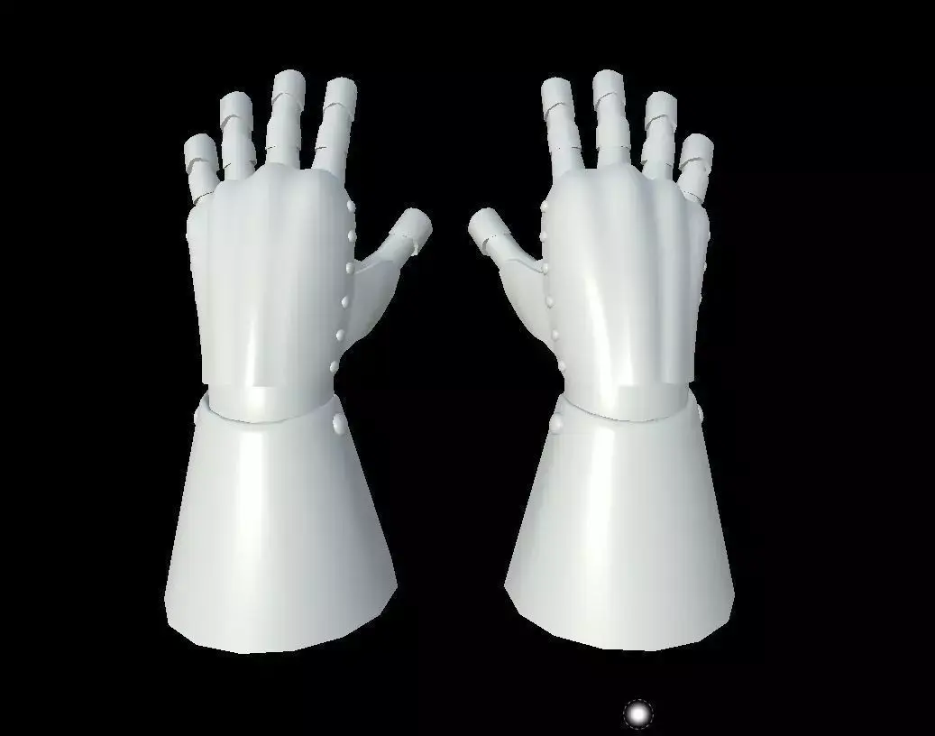 HIE Clean Hand Armor D180427 3D model