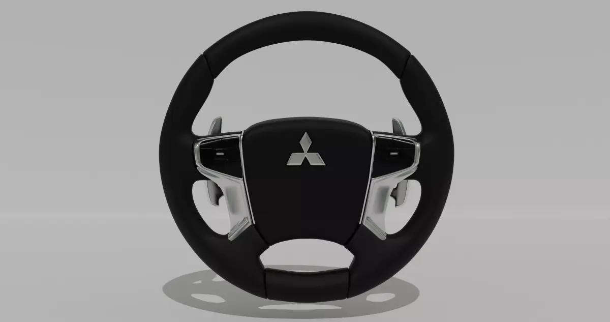 Pajero steering wheel Free 3D model