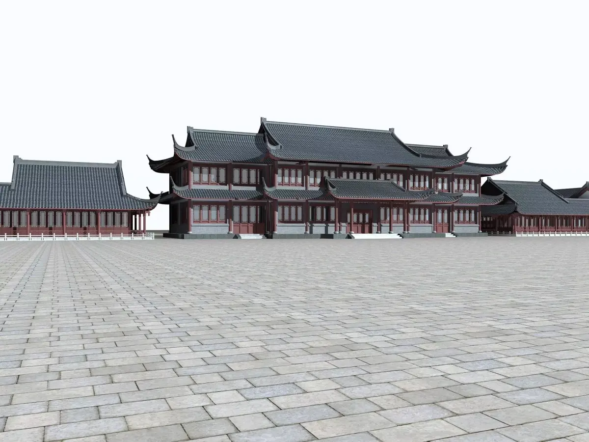 Chinese Style Architecture 3D model 50