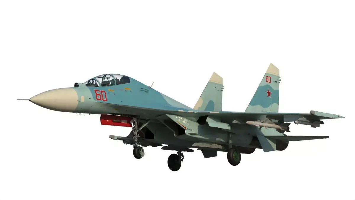 Su-27UB Flanker C 3D model